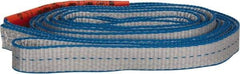 Lift-All - 8' Long x 1" Wide, 3,200 Lb Vertical Capacity, 1 Ply, Nylon Web Sling - 2,500 Lb Choker Capacity - Industrial Tool & Supply