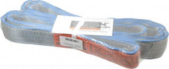 Lift-All - 5' Long x 2" Wide, 12,400 Lb Vertical Capacity, 2 Ply, Nylon Web Sling - 9,900 Lb Choker Capacity - Industrial Tool & Supply