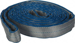 Lift-All - 12' Long x 2" Wide, 12,400 Lb Vertical Capacity, 2 Ply, Nylon Web Sling - 9,900 Lb Choker Capacity - Industrial Tool & Supply