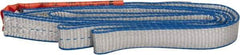 Lift-All - 6' Long x 1" Wide, 1,600 Lb Vertical Capacity, 1 Ply, Polyester Web Sling - 1,250 Lb Choker Capacity - Industrial Tool & Supply