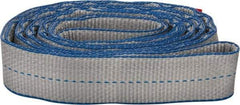 Lift-All - 8' Long x 2" Wide, 6,400 Lb Vertical Capacity, 2 Ply, Polyester Web Sling - 5,000 Lb Choker Capacity - Industrial Tool & Supply