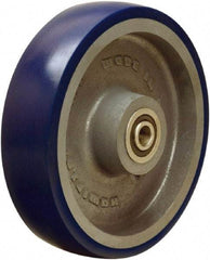 Hamilton - 10 Inch Diameter x 2-1/2 Inch Wide, Polyurethane on Cast Iron Caster Wheel - 2,000 Lb. Capacity, 3-1/4 Inch Hub Length, 1-1/4 Inch Axle Diameter, Tapered Roller Bearing - Industrial Tool & Supply