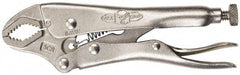 Irwin - 7" OAL Curved Jaw Locking Pliers - 3/4" Jaw Width, 1-7/8" Jaw Depth, 1-5/8" Jaw Opening, Standard Handle - Industrial Tool & Supply