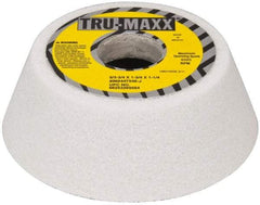 Tru-Maxx - 5" Diam, 1-3/4" Hole Size, 1-3/4" Overall Thickness, 46 Grit, Type 11 Tool & Cutter Grinding Wheel - Coarse Grade, Aluminum Oxide, J Hardness, 4,585 RPM - Industrial Tool & Supply