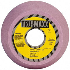 Tru-Maxx - 5" Diam, 1-1/4" Hole Size, 1-3/4" Overall Thickness, 80 Grit, Type 11 Tool & Cutter Grinding Wheel - Medium Grade, Aluminum Oxide, K Hardness, 4,585 RPM - Industrial Tool & Supply