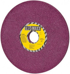 Tru-Maxx - 8" Diam x 1-1/4" Hole x 1/2" Thick, H Hardness, 46 Grit Surface Grinding Wheel - Aluminum Oxide, Type 1, Coarse Grade, 3,105 Max RPM, No Recess - Industrial Tool & Supply