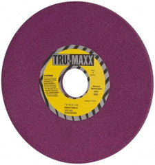 Tru-Maxx - 7" Diam x 1-1/4" Hole x 1/4" Thick, K Hardness, 80 Grit Surface Grinding Wheel - Aluminum Oxide, Type 1, Medium Grade, 3,600 Max RPM, No Recess - Industrial Tool & Supply