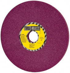 Tru-Maxx - 8" Diam x 1-1/4" Hole x 1/2" Thick, K Hardness, 60 Grit Surface Grinding Wheel - Aluminum Oxide, Type 1, Medium Grade, 3,600 Max RPM, No Recess - Industrial Tool & Supply