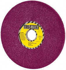Tru-Maxx - 8" Diam x 1-1/4" Hole x 1/2" Thick, G Hardness, 60 Grit Surface Grinding Wheel - Aluminum Oxide, Type 1, Coarse Grade, 3,600 Max RPM, No Recess - Industrial Tool & Supply