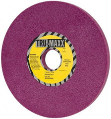 Tru-Maxx - 7" Diam x 1-1/4" Hole x 1/2" Thick, J Hardness, 80 Grit Surface Grinding Wheel - Aluminum Oxide, Type 1, Medium Grade, 3,600 Max RPM, No Recess - Industrial Tool & Supply