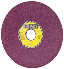 Tru-Maxx - 8" Diam x 1-1/4" Hole x 1/4" Thick, J Hardness, 46 Grit Surface Grinding Wheel - Aluminum Oxide, Type 1, Coarse Grade, 3,600 Max RPM, No Recess - Industrial Tool & Supply