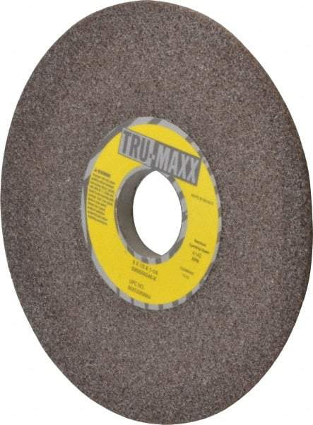 Tru-Maxx - 6" Diam, 1-1/4" Hole Size, 1/2" Overall Thickness, 46 Grit, Type 12 Tool & Cutter Grinding Wheel - Coarse Grade, Aluminum Oxide, K Hardness, 4,140 RPM - Industrial Tool & Supply