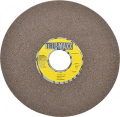 Tru-Maxx - 7" Diam, 1-1/4" Hole Size, 1/2" Overall Thickness, 60 Grit, Type 12 Tool & Cutter Grinding Wheel - Medium Grade, Aluminum Oxide, J Hardness, 3,600 RPM - Industrial Tool & Supply