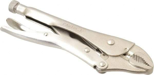 Paramount - 10" OAL Curved Jaw Locking Pliers - 1-7/8" Jaw Opening, Standard Handle - Industrial Tool & Supply