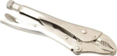 Paramount - 10" OAL Curved Jaw Locking Pliers - 1-7/8" Jaw Opening, Standard Handle - Industrial Tool & Supply