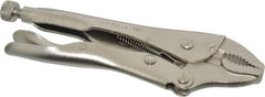 Paramount - 7" OAL Curved Jaw Locking Pliers - Industrial Tool & Supply