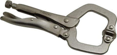 Paramount - 6" OAL C-Clamp Locking Pliers - 1-1/2" Jaw Depth, 2" Jaw Opening, Standard Handle - Industrial Tool & Supply