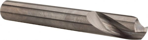 Accupro - 3/8" Body Diam, 120°, 3" OAL, Solid Carbide Spotting Drill - Industrial Tool & Supply