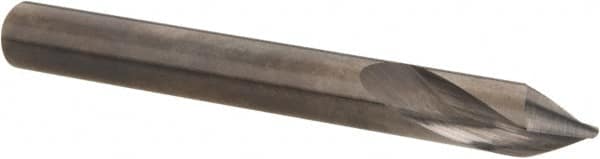 Accupro - 1/4" Body Diam, 60°, 2-1/2" OAL, Solid Carbide Spotting Drill - Industrial Tool & Supply