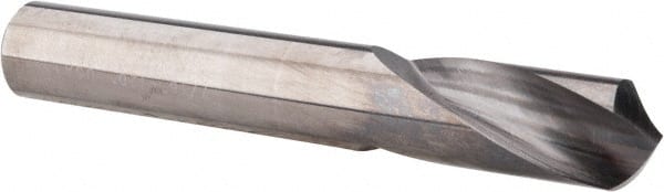 Accupro - 7/16" Body Diam, 120°, 3" OAL, Solid Carbide Spotting Drill - Industrial Tool & Supply