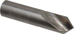 Accupro - 7/8" Body Diam, 90°, 4" OAL, Solid Carbide Spotting Drill - Industrial Tool & Supply