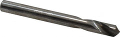 Accupro - 5mm Body Diam, 120°, 51mm OAL, Solid Carbide Spotting Drill - Industrial Tool & Supply