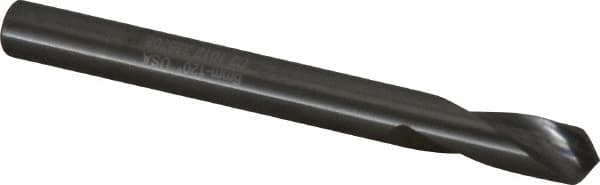 Accupro - 6mm Body Diam, 120°, 63mm OAL, Solid Carbide Spotting Drill - Industrial Tool & Supply