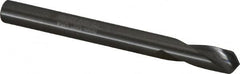 Accupro - 6mm Body Diam, 120°, 63mm OAL, Solid Carbide Spotting Drill - Industrial Tool & Supply