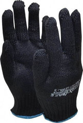 PRO-SAFE - Size S (7), ANSI Cut Lvl 3, Kevlar Cut Resistant Gloves - Knit Wrist, Black, Paired - Industrial Tool & Supply