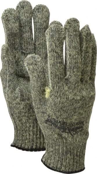 PRO-SAFE - Size XL (10), ANSI Cut Lvl 4, ATA/Steel Cut Resistant Gloves - Knit Wrist, Green, Paired - Industrial Tool & Supply