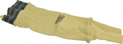 PRO-SAFE - Size Universal, Yellow ATA Cut Resistant Sleeve - 18" Long Sleeve, Cut Resistance Level 4, Elastic Opening at Both Ends - Industrial Tool & Supply