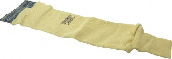 PRO-SAFE - Size Universal, Yellow ATA Cut Resistant Sleeve - 24" Long Sleeve, Cut Resistance Level 4, Elastic Opening at Both Ends - Industrial Tool & Supply