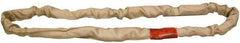 Lift-All - 5' Long x 1-7/8" Wide, Polyester Web Sling - 8,500 Lb Choker Capacity, 1-1/8" Diam Chain, Tan - Industrial Tool & Supply
