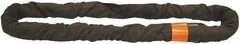 Lift-All - 10' Long x 5-1/4" Wide, Polyester Web Sling - 72,000 Lb Choker Capacity, 3-5/8" Diam Chain, Black - Industrial Tool & Supply