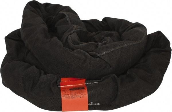 Lift-All - 8' Long x 5-1/4" Wide, 90,000 Lb Vertical Capacity, Polyester Web Sling - 72,000 Lb Choker Capacity, 3-5/8" Diam Chain, Black - Industrial Tool & Supply