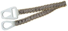 Lift-All - 10' Long x 6" Wide, 7,200 Lb Vertical Capacity, Steel Web Sling - 7,200 Lb Choker Capacity - Industrial Tool & Supply