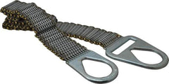 Lift-All - 6' Long x 4" Wide, 4,800 Lb Vertical Capacity, Steel Web Sling - 4,800 Lb Choker Capacity - Industrial Tool & Supply