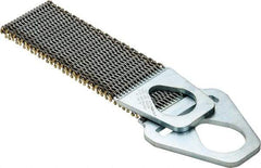 Lift-All - 4' Long x 6" Wide, 7,200 Lb Vertical Capacity, Steel Web Sling - 7,200 Lb Choker Capacity - Industrial Tool & Supply