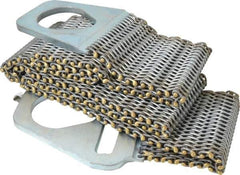 Lift-All - 8' Long x 6" Wide, 7,200 Lb Vertical Capacity, Steel Web Sling - 7,200 Lb Choker Capacity - Industrial Tool & Supply