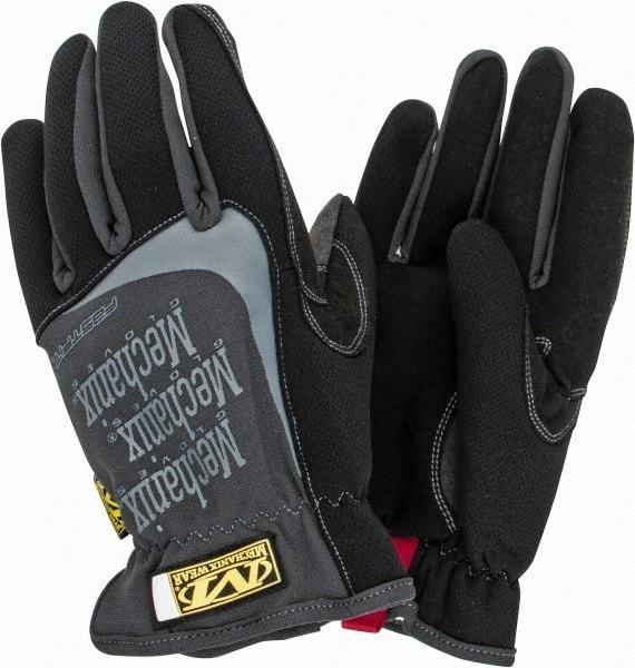 Mechanix Wear - Size M (9) Synthetic Leather General Protection Work Gloves - For Mechanic's & Lifting, Uncoated, Slip-On Cuff, Full Fingered, Black, Paired - Industrial Tool & Supply