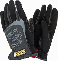 Mechanix Wear - Size M (9) Synthetic Leather General Protection Work Gloves - For Mechanic's & Lifting, Uncoated, Slip-On Cuff, Full Fingered, Black, Paired - Industrial Tool & Supply