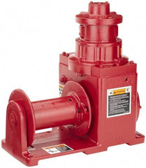 THERN - 2,000 Lbs. Cable Limit Pneumatic Dura-Hoist Winch - 50 Ft. Cable Long - Industrial Tool & Supply