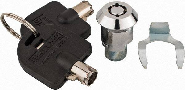 Kennedy - Tool Box Steel Tubular Lock/Key Set - For Roller Cabinets - Industrial Tool & Supply