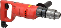Sioux Tools - 1/2" Keyed Chuck - D-Handle with Side Handle, 550 RPM, 14.16 LPS, 30 CFM, 1 hp - Industrial Tool & Supply