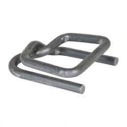 Made in USA - 1/2 Inch Wide, Metal Buckle - 1,000 Piece - Industrial Tool & Supply