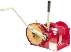 THERN - 4000/2000 Lbs. Load Limit Marine Spur Gear Winch - 4,000 Lbs. Line Pull Capacity, 10 Lbs. Force to Lift 1,000 Pounds, 3/8 inch Cable Diameter - Industrial Tool & Supply