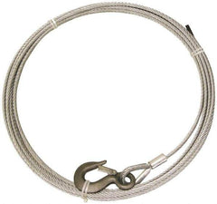 Lift-All - 3/8" Diameter x 50' Length Winch Cable - Industrial Tool & Supply