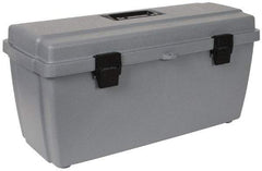 Flambeau - 1 Compartment 1 Tray Utility Tool Box - 20-5/8" Wide x 7-1/2" Deep x 10" High, Copolymer Resin, Gray - Industrial Tool & Supply