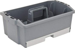 Flambeau - 12 Compartment 1 Tray Utility Tool Box - 13-3/4" Wide x 9" Deep x 4" High, Copolymer Resin, Gray - Industrial Tool & Supply