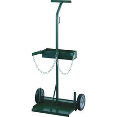 Harper Trucks - 43-1/2" OAH Hand Truck - Single Grip Handle, Semi-Pneumatic Wheels - Industrial Tool & Supply